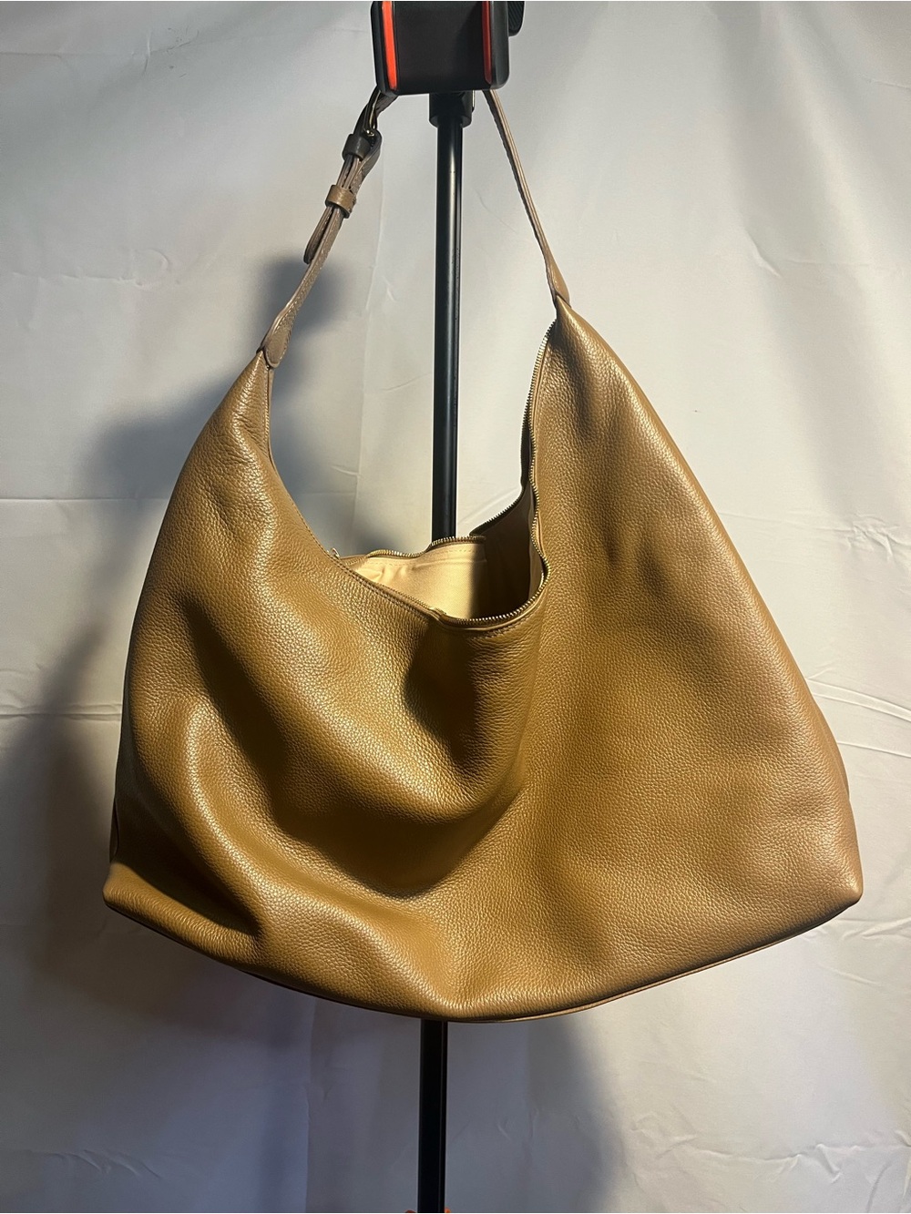 Liffner slouched underarm Honey Brown high quality Leather Bobo Bag - Picture 12 of 12